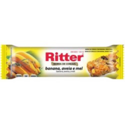 Barra de Cereais Ritter Banana Aveia e Mel 25G