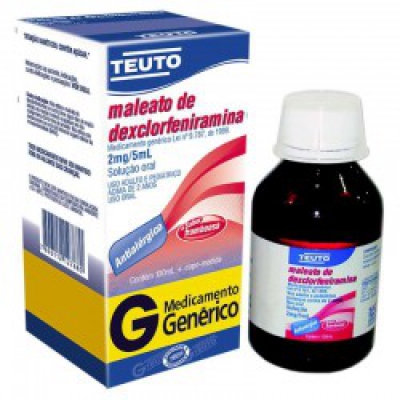 Dexclorfeniramina 0,4Mg/ml 100ML Gen.teuto