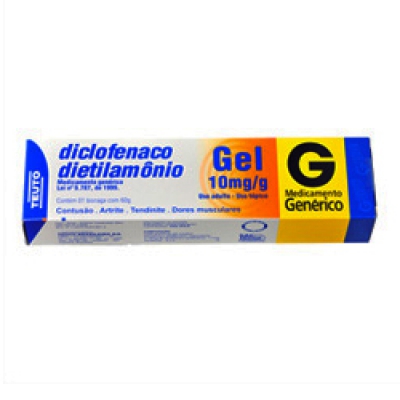 Diclofenaco Dietilamônio Gel 60G Gen.teuto