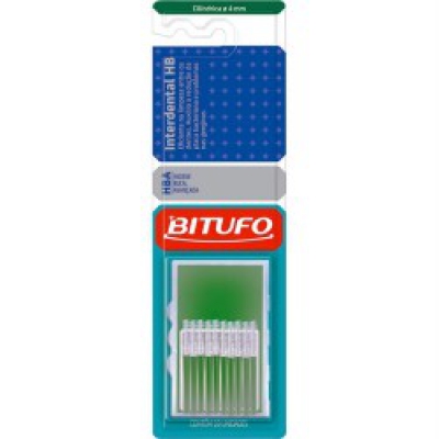 Escova Dental Bitufo Interdental Fina Cilíndrica