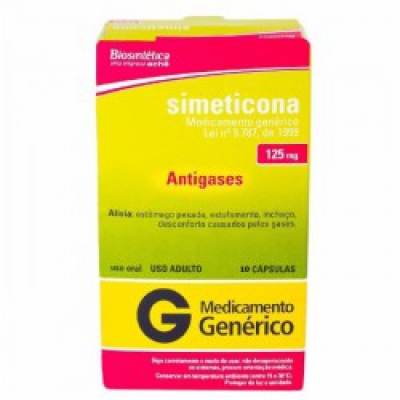 Simeticona 125Mg 10Cps Gen.biosintetica