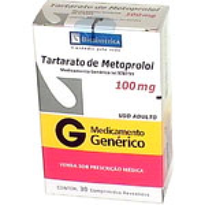 Metoprolol Tartarato 100Mg 30Cpr Gen.biosintetica
