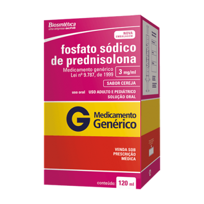 Prednisolona 3Mg/ml Sol Oral 120ML Gen.biosintetica