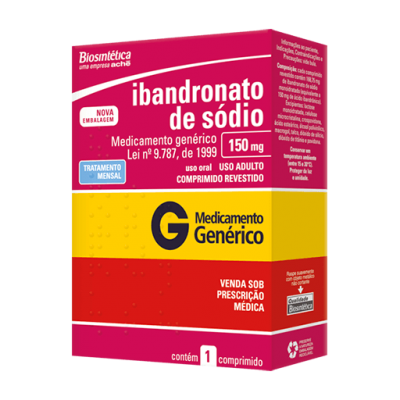 Ibandronato de Sodio 150Mg 1Cpr Gen.biosintetica