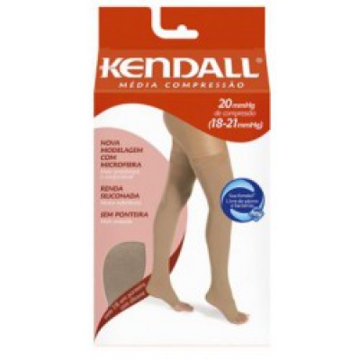 Meia Kendall 7/8 Média Compressão Sem Ponteira Mel G 1943