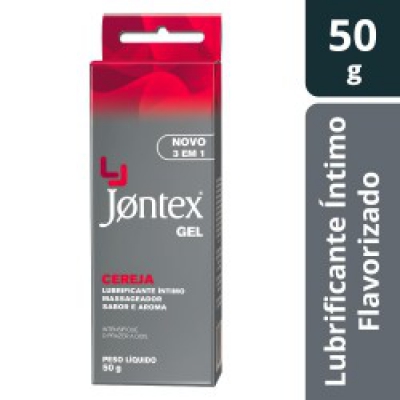 Gel Lubrificante Íntimo Jontex 3Em1 Cereja 50G