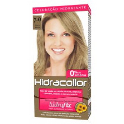 Tintura Hidracollor Kit 7.0 Louro Médio
