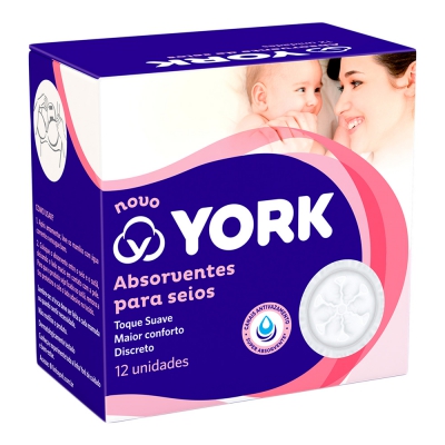 Absorvente Para Seios York 12Un