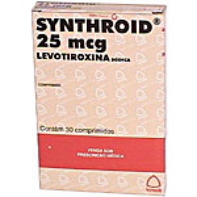 Synthroid 25Mcg 30Cpr