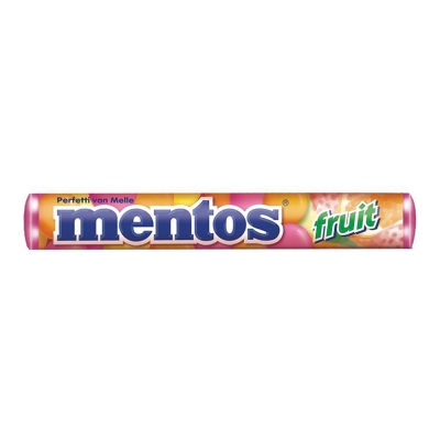 Mentos Stick Fruit Laranja, Morango e Limão 37,5G