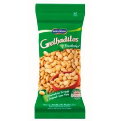 Amendoim Grelhaditos Sem Pele 60G