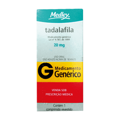 Tadalafila 20Mg 1Cpr Gen.medley