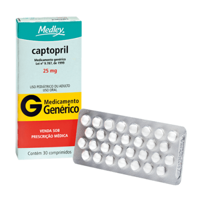 Captopril 25Mg 30Cpr Gen.medley