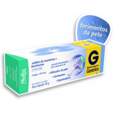 Neomicina + Bacitricina Pomada 50G Gen.medley