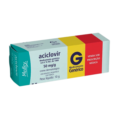 Aciclovir 50Mg Creme 10G Gen.medley