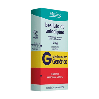 Anlodipino 5Mg 30Cpr Gen.medley
