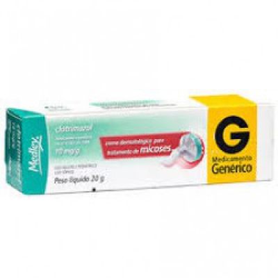 Clotrimazol 10Mg Creme Vaginal 35G 6 Aplicadores Gen.medley