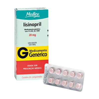 Lisinopril 20Mg 30Cpr Gen.medley