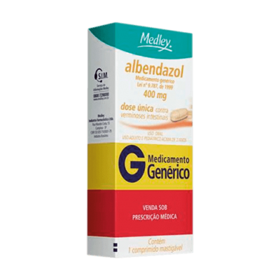 Albendazol 400Mg 1Cpr Gen.medley