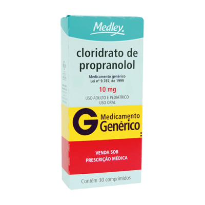 Propranolol 10Mg 30Cpr Gen.medley