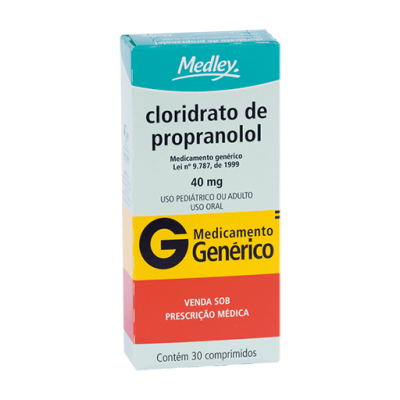 Propranolol 40Mg 30Cpr Gen.medley