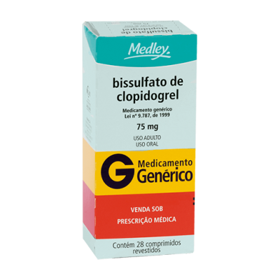 Clopidogrel 75Mg 28Cpr Gen.medley