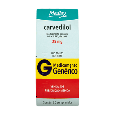 Carvedilol 25Mg 30Cpr Gen.medley
