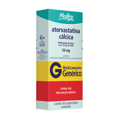 Atorvastatina Calcica 20Mg 30Cpr Gen.medley