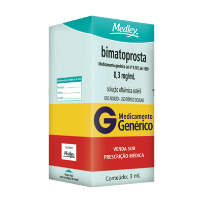 Bimatoprosta 0,3Mg/ml Sol Oft 3ML Gen.medley