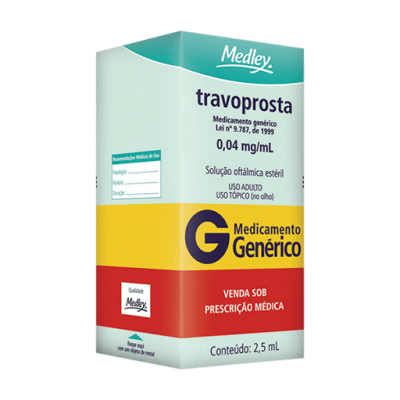 Travoprosta 0,04Mg/ml Sol Oft 2,5ML Gen.medley