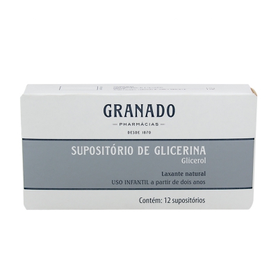 Supositório Glicerina Infantil 12Un Granado