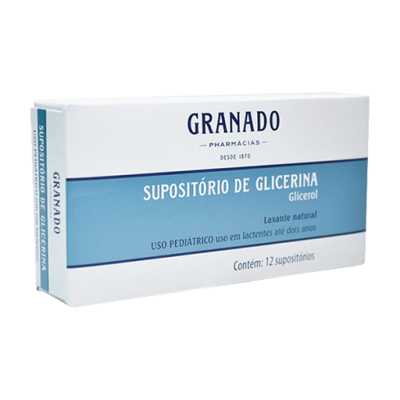 Supositório Glicerina Lactente 12Un Granado