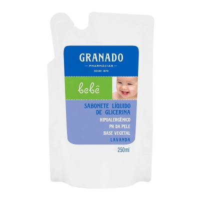 Sabonete Líquido Granado Bebê Lavanda Refil 250ML