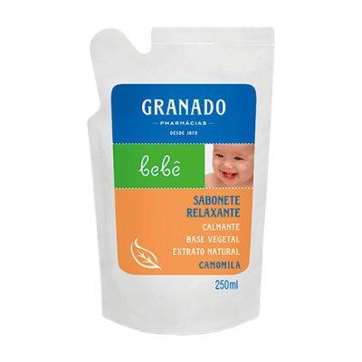 Sabonete Líquido Granado Bebê Camomila Refil 250ML