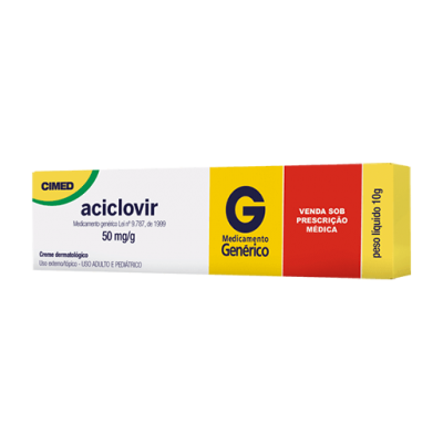 Aciclovir 50Mg Creme 10G Gen.cimed