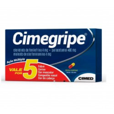 Cimegripe 400Mg + 4Mg + 4Mg Cx 10Cps