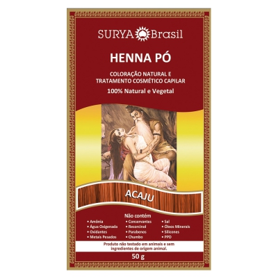 Henna Surya Acaju 50G