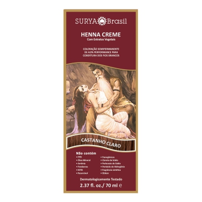 Henna Surya Creme Castanho Claro 13.1 70ML