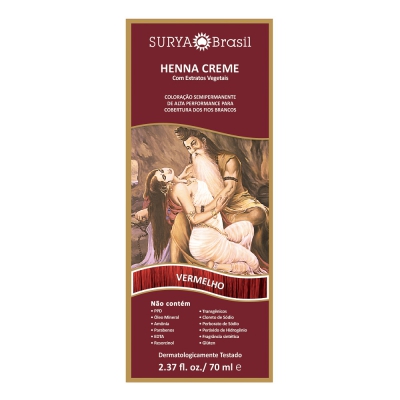 Henna Surya Creme Vermelho 13.8 70ML