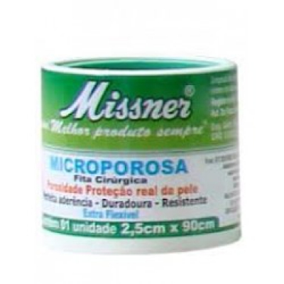 Fita Microporosa Missner 2,5Cm X 90Cm