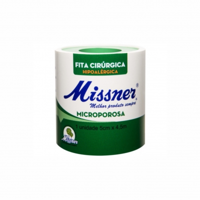 Fita Microporosa Missner 5Cm X 4,5Mt
