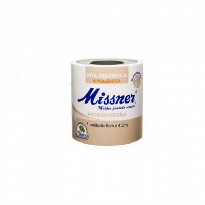 Fita Microporosa Missner Bege 5Cm X 4,5M