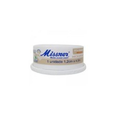 Fita Microporosa Missner Bege 1,2Cm X 4,5Mt