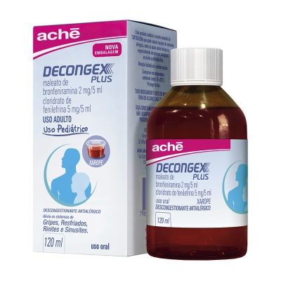 Decongex Plus 2Mg/5ML + 5Mg/5ML Xpe 120ML