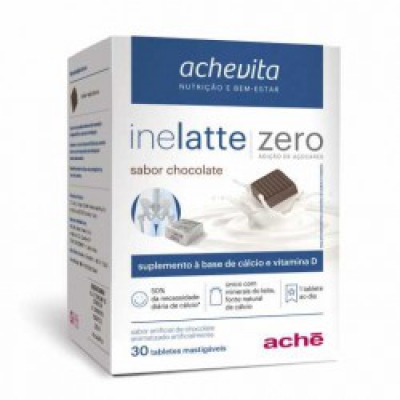 Inelatte Zero Chocolate 30Tabletes