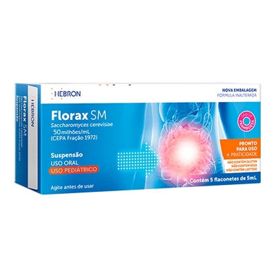 Florax Sm Ped Framboesa 5X5ML