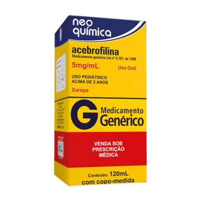 Acebrofilina 25Mg/ml Xpe Ped 120ML Gen.neo Química