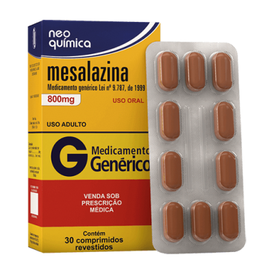 Mesalazina 800Mg 30Cpr Gen.neo Química
