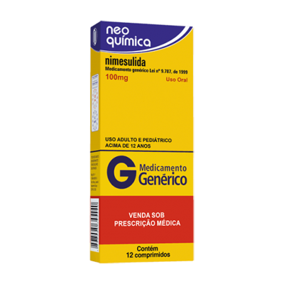 Nimesulida 100Mg 12Cpr Gen.neo Química