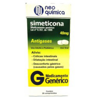 Simeticona 40Mg 20Cpr Gen.neo Química